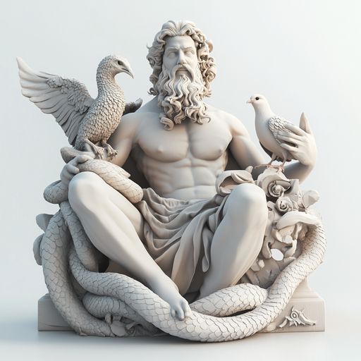 Jupiter, la Colombe et le Serpent