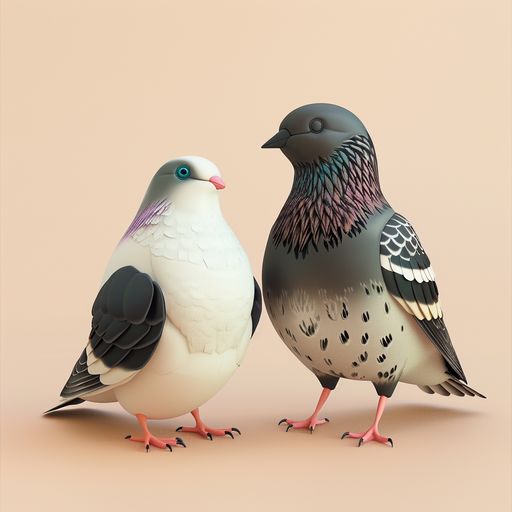 Le Pigeon et l’Hirondelle