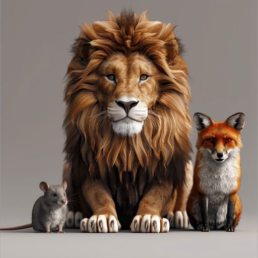 Le Lion, le Renard et le Rat