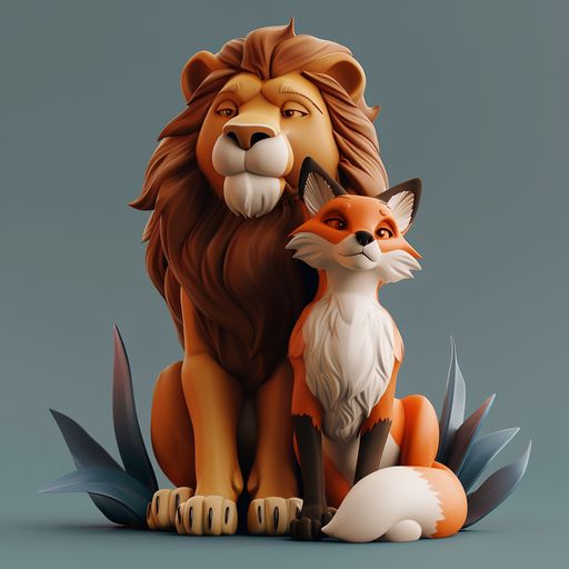 Le Renard et le Lion