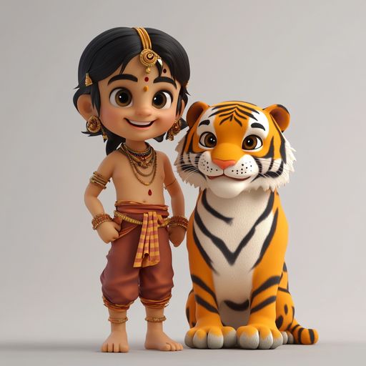 Le jeune Indien et le Tigre