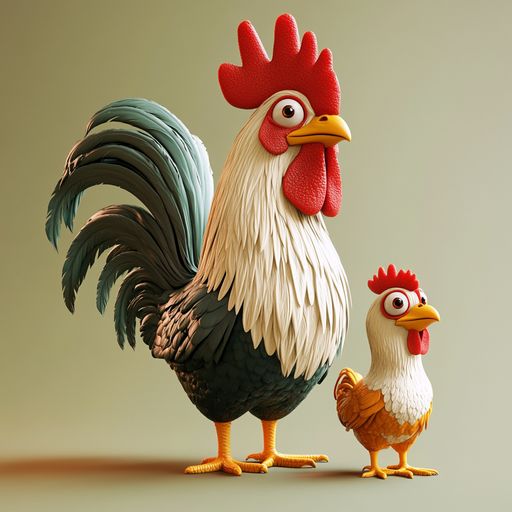 Le Coq et le Chapon