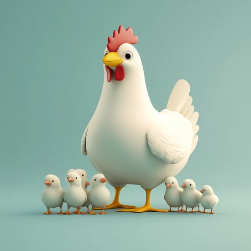 La Poule et les Poussins