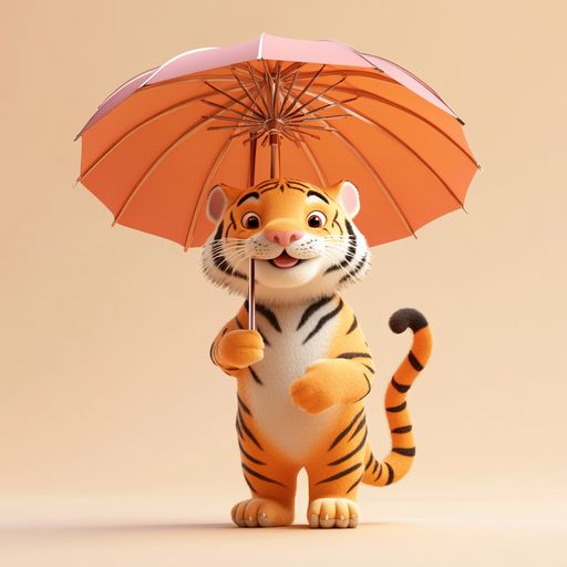 Le Tigre et le Parasol