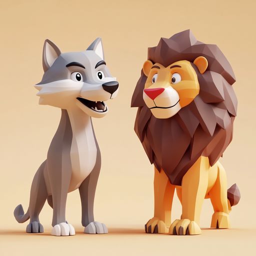 Le Loup et le Lion