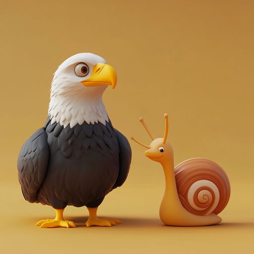 L'Aigle et l'Escargot