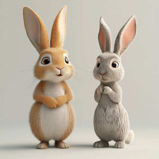 Le Lièvre et le Lapin