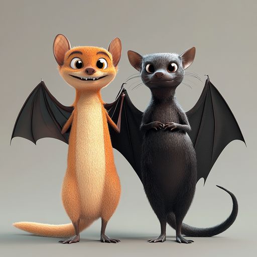 La Chauve-Souris et les deux Belettes