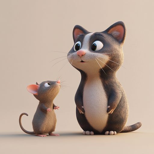 Le chat et le vieux Rat