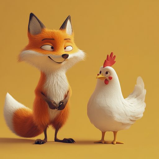 Le Renard et la Poule