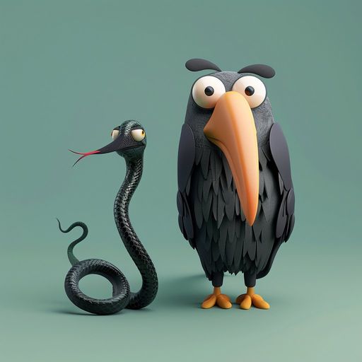 Le Corbeau et le Serpent