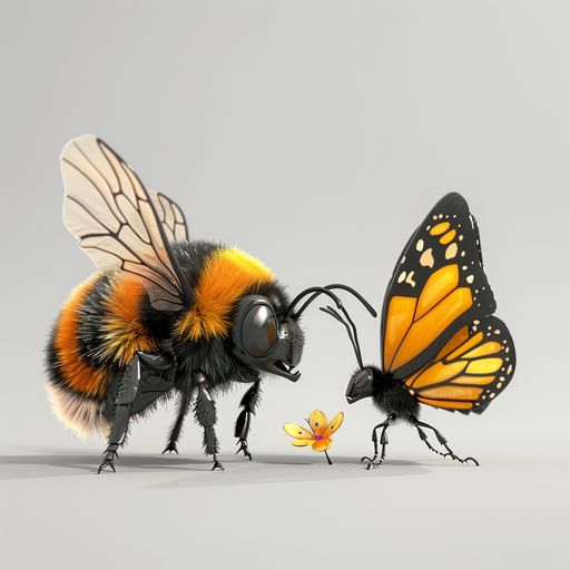 L'Abeille et le Papillon