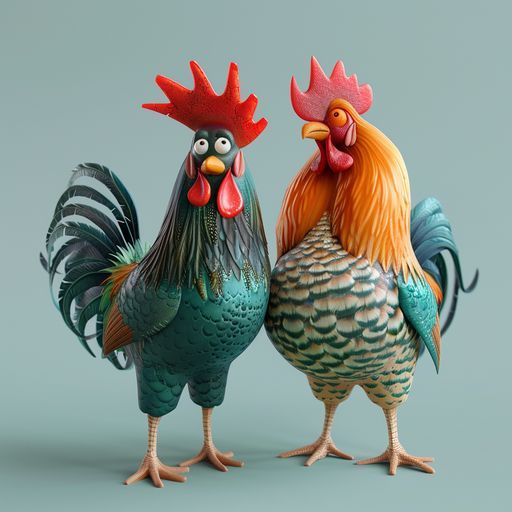 Le Coq et la Poulette