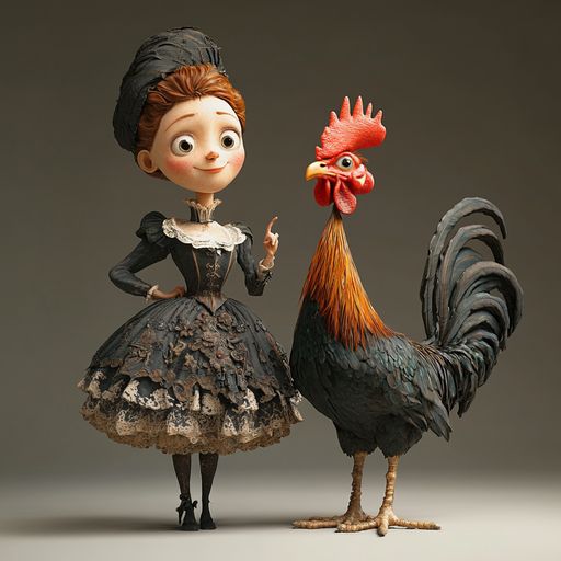 Le Coq et la Dame