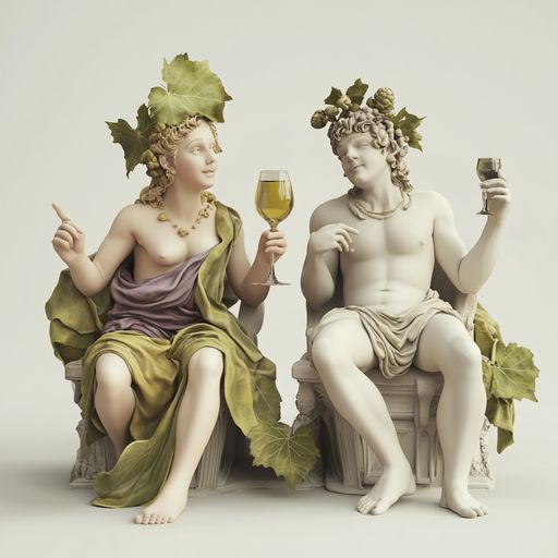 Bacchus et Minerve