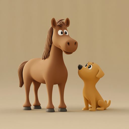 Le Cheval et le Chien