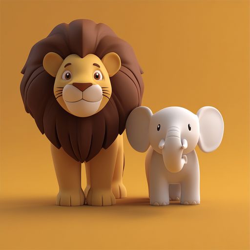 Le Lion et l'Éléphant blanc