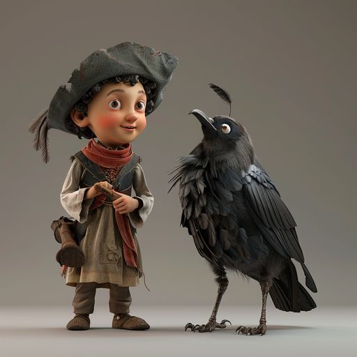 L’Enfant et le Corbeau