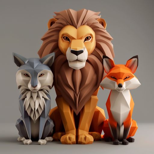 Le Lion, le Loup et le Renard