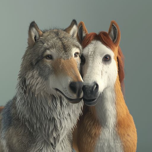 Le Loup et le Cheval