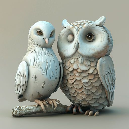 La Colombe et le Hibou