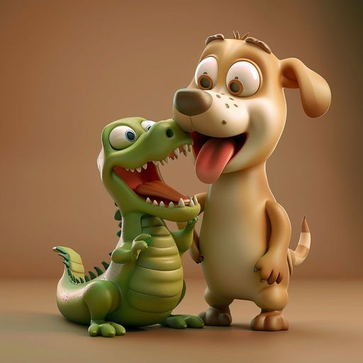 Le Chien et le Crocodile