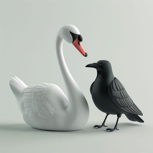 Le Cygne et le Corbeau