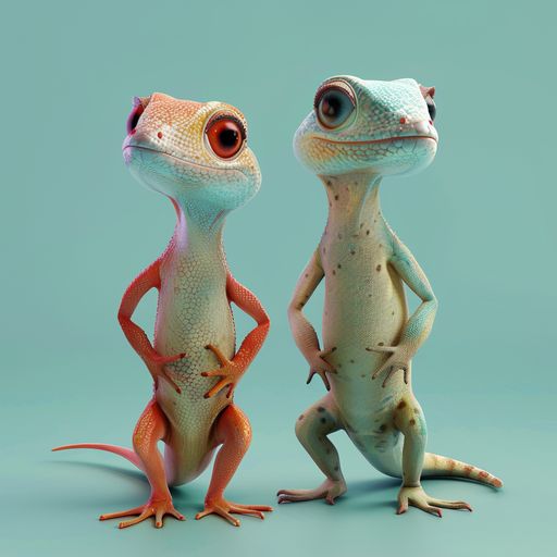 Les deux Lézards