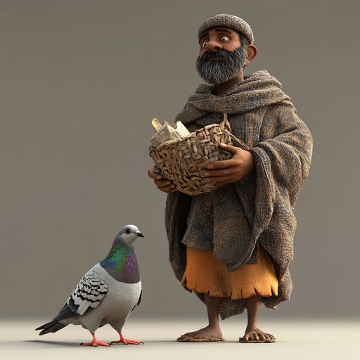 L'Homme et son Pigeon