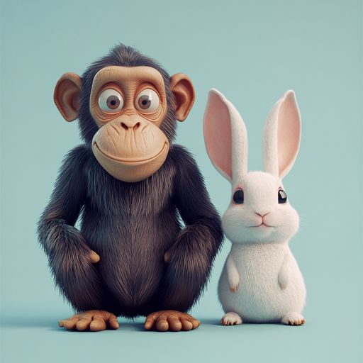 Le Singe et la Lapin