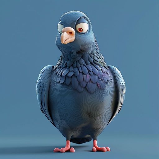 Le Pigeon puni de son inquiétude