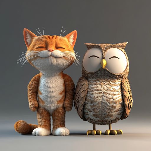 Le Chat et le Hibou