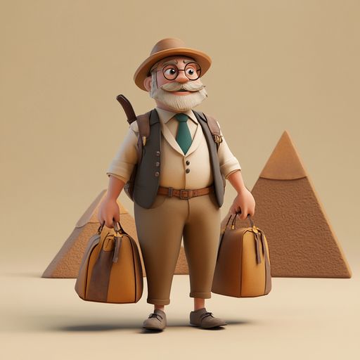 Le Voyageur et les Pyramides