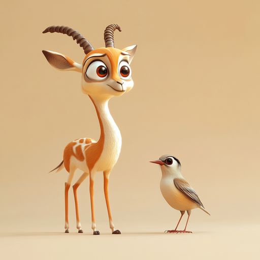 La Gazelle et le Moineau