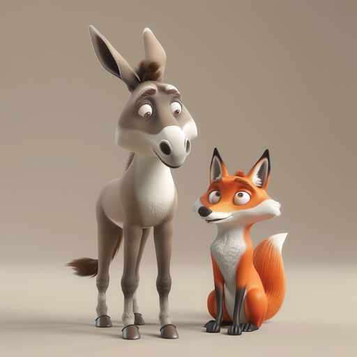 Le Renard et l'Âne