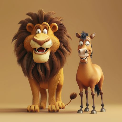 Le Lion et le Cheval