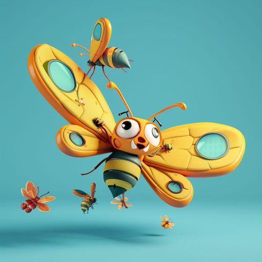 Le Papillon et la Mouche à miel