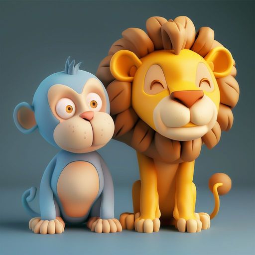 Le Singe et le Lion