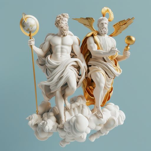 Jupiter et Mercure