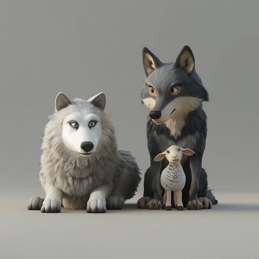 L'Agneau et les Loups