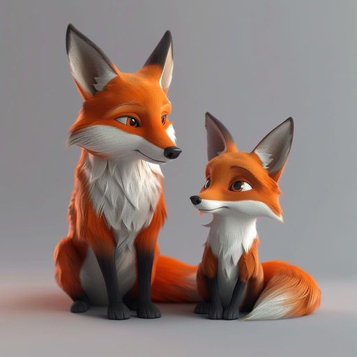 Le jeune et le vieux Renard