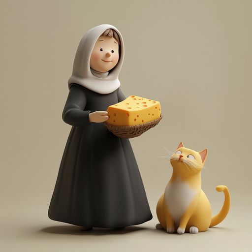 Le Fermier, le Chat et le Fromage