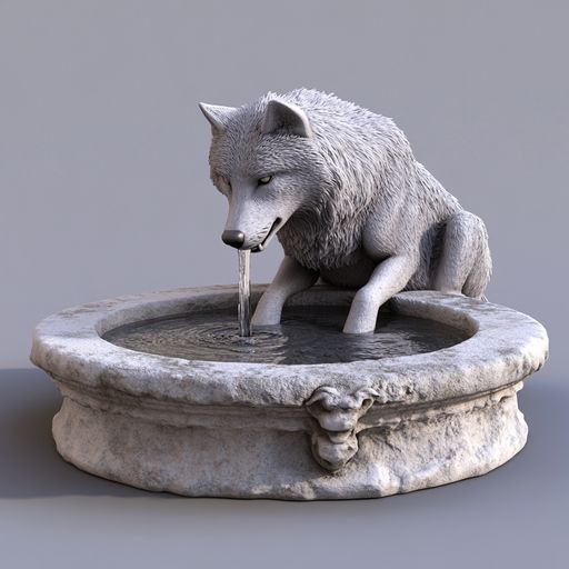 Le Loup et la Fontaine