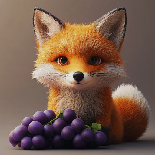 Le Renard et les raisins