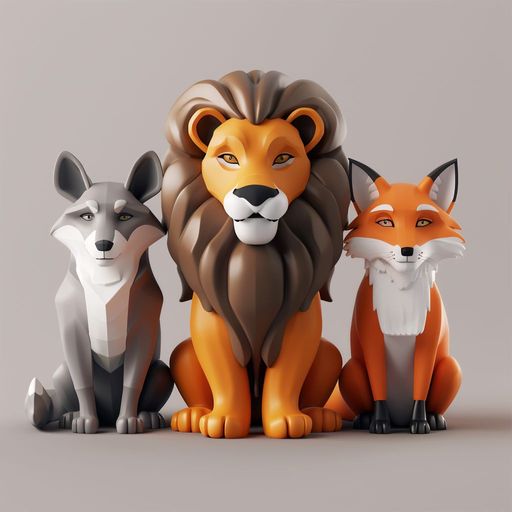 Le Lion, le Loup et le Renard