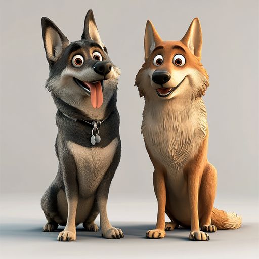 Le Chien de berger et le Loup