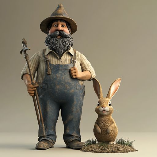 Le Laboureur et le Lapin