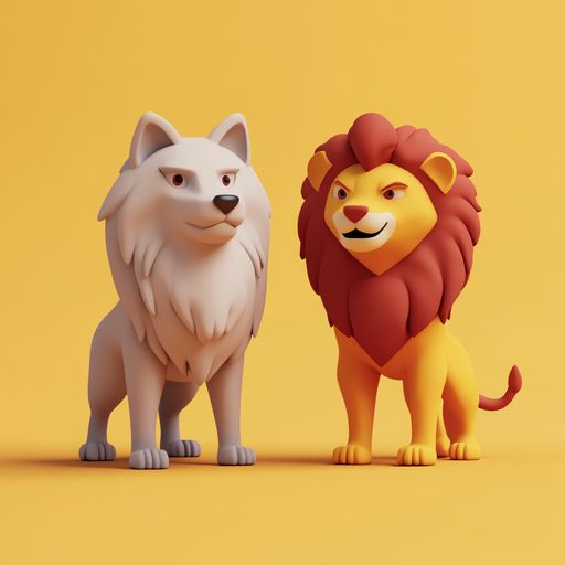 Le Loup et le Lion