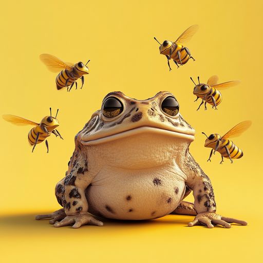 Les Abeilles et le Crapaud