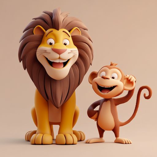 Le Lion et le Singe